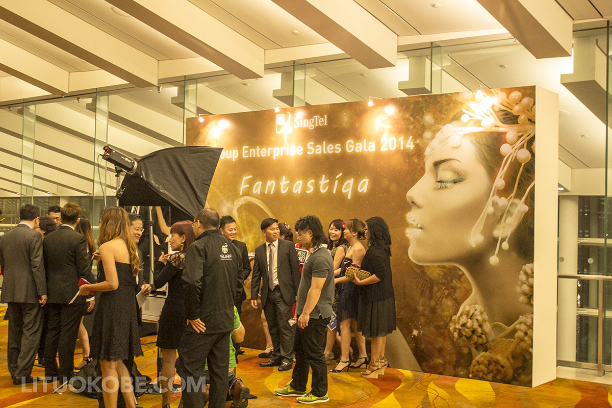 SingTel Group Enterprise Gala Photowall